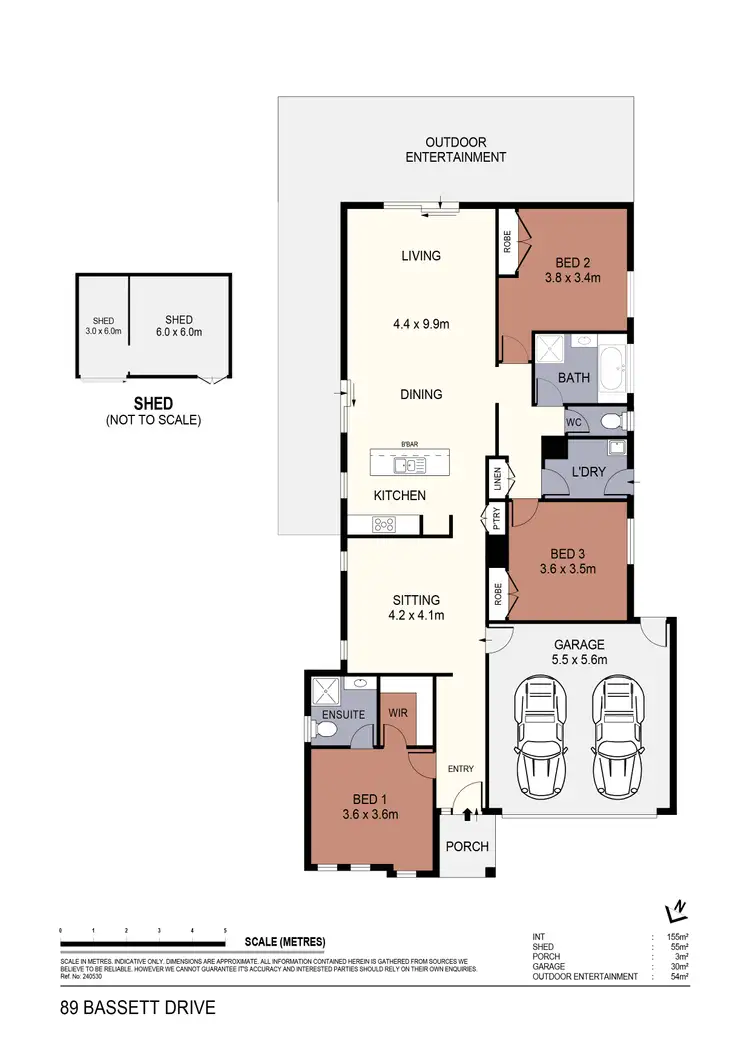Floorplan of Homely house listing, 89 Bassett Drive, Strathfieldsaye VIC 3551