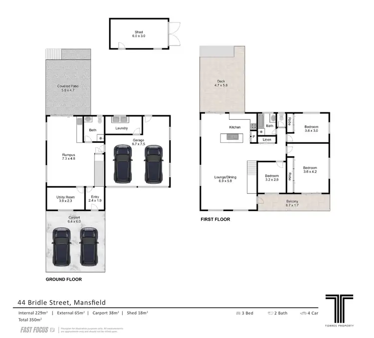 Floorplan of Homely house listing, 44 Bridle Street, Mansfield QLD 4122