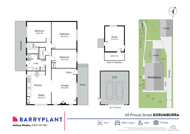 Floorplan of Homely house listing, 69 Princes Street, Korumburra VIC 3950