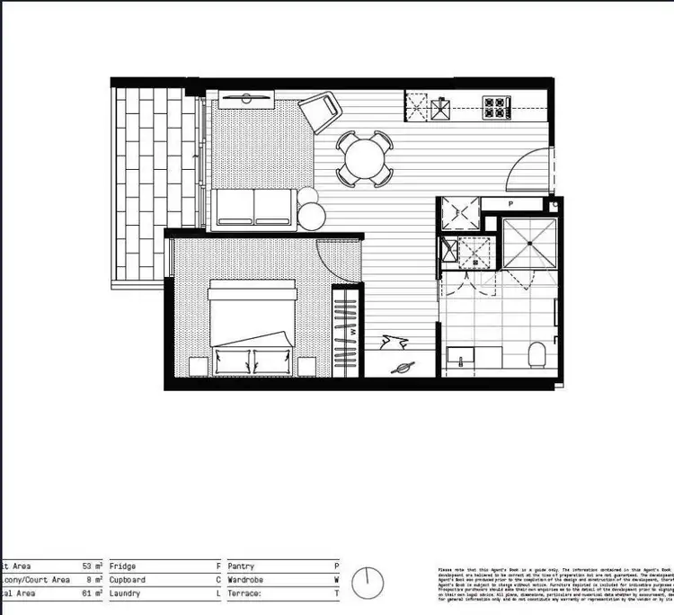 Floorplan of Homely unit listing, 311/9 Village Avenue, Brunswick East VIC 3057