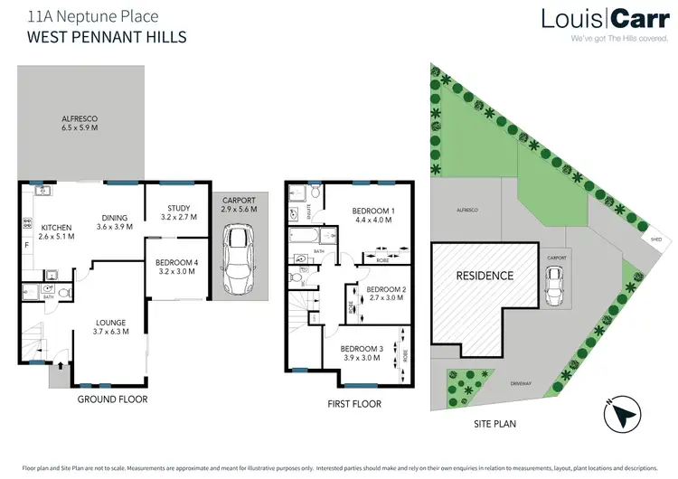 Floorplan of Homely semi-detached listing, 11a Neptune Place, West Pennant Hills NSW 2125