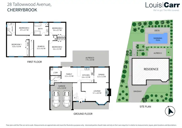 Floorplan of Homely house listing, 28 Tallowwood Avenue, Cherrybrook NSW 2126