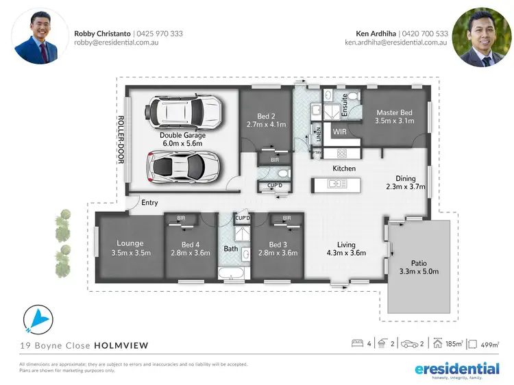 Floorplan of Homely house listing, 19 Boyne Close, Holmview QLD 4207