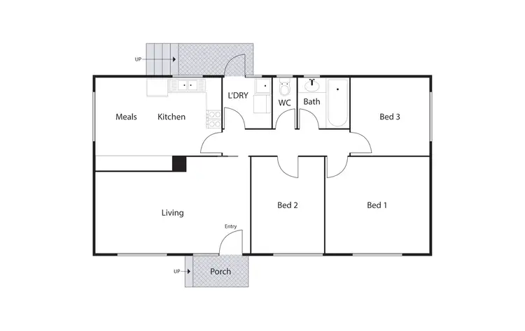 Floorplan of Homely house listing, 22 Collier Street, Curtin ACT 2605