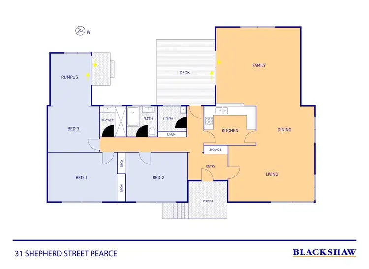 Floorplan of Homely house listing, 31 Shepherd Street, Pearce ACT 2607