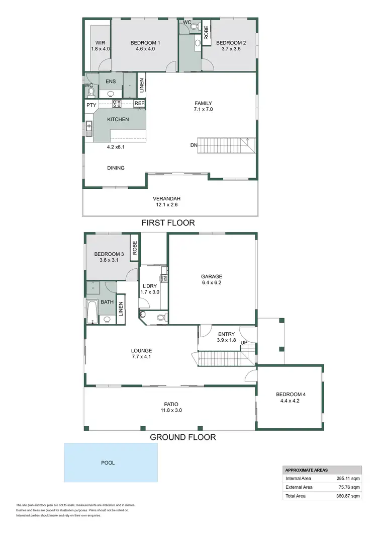 Floorplan of Homely house listing, 1 Diamond Close, Stratford QLD 4870