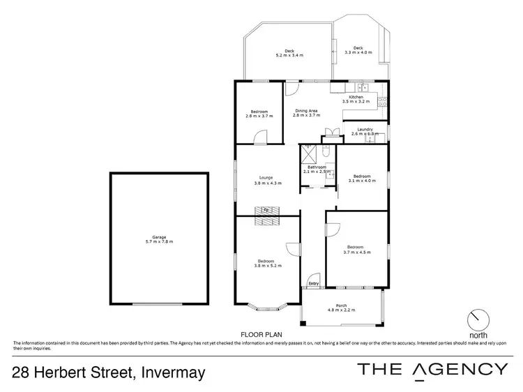 Floorplan of Homely house listing, 28 Herbert Street, Invermay TAS 7248