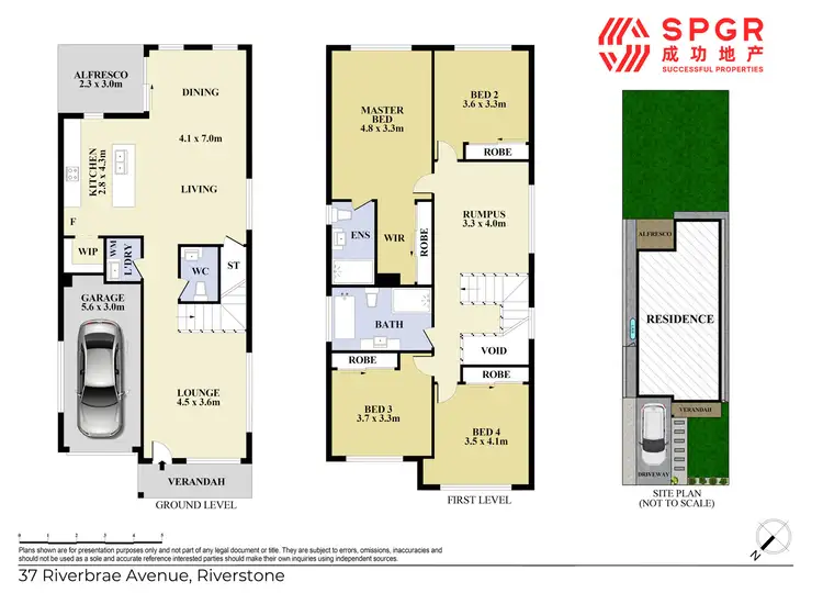 Floorplan of Homely house listing, 37 Riverbrae Avenue, Riverstone NSW 2765