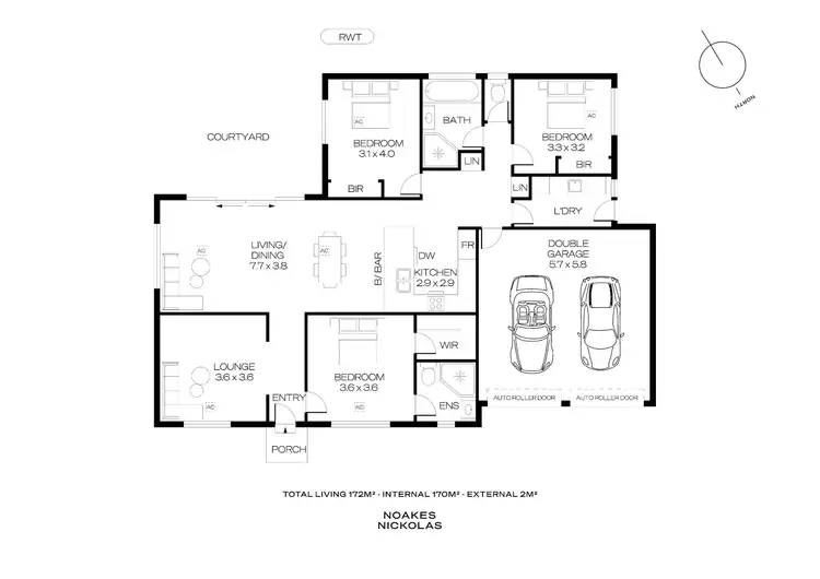 Floorplan of Homely house listing, 36 Third Avenue, Ascot Park SA 5043