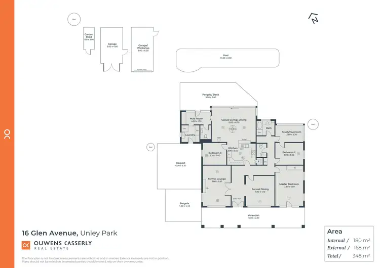 Floorplan of Homely house listing, 16 Glen Avenue, Unley Park SA 5061