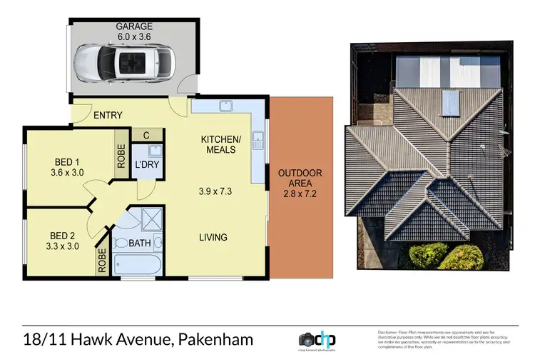 Floorplan of Homely unit listing, 18/11 Hawk Avenue, Pakenham VIC 3810