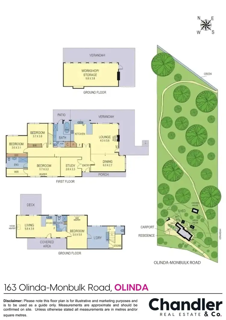 Floorplan of Homely house listing, 163 Olinda Monbulk Road, Olinda VIC 3788