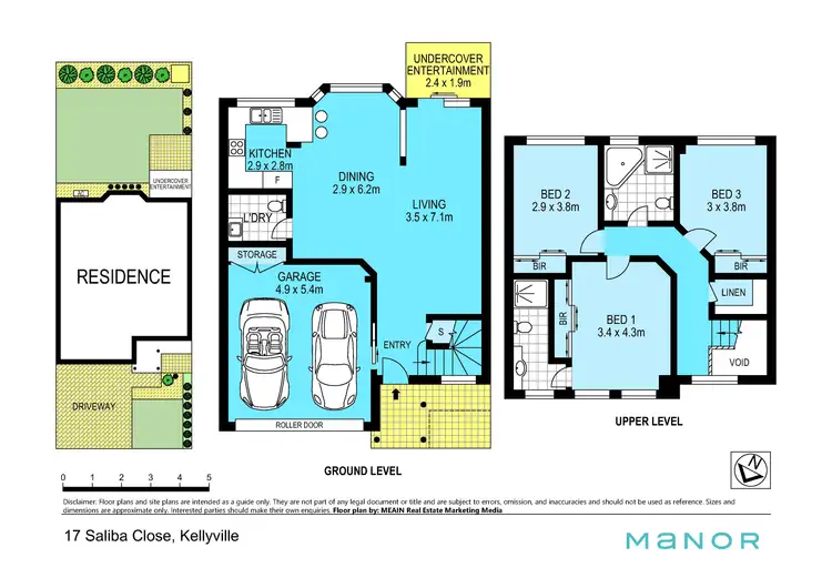 Floorplan of Homely house listing, 17 Saliba Close, Kellyville NSW 2155