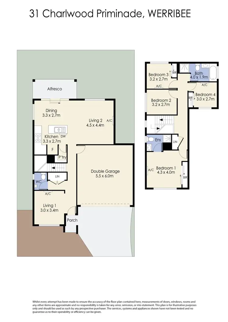 Floorplan of Homely house listing, 31 Charlwood Promenade, Werribee VIC 3030