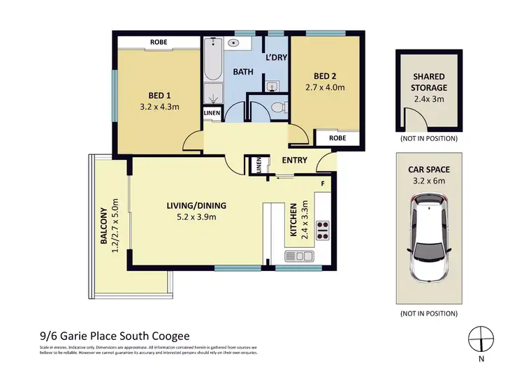 Floorplan of Homely apartment listing, 9/6 Garie Place, South Coogee NSW 2034