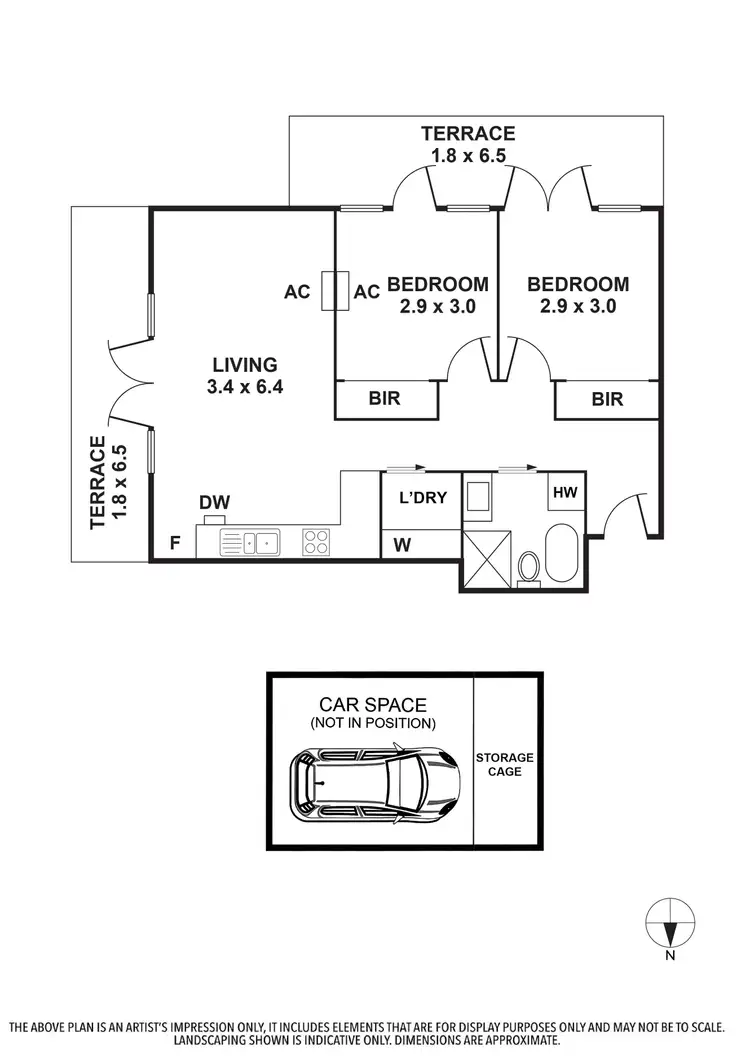 Floorplan of Homely apartment listing, 15/442 High Street, Northcote VIC 3070