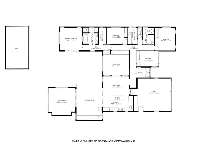 Floorplan of Homely house listing, 25 Iridescent Drive, Trinity Park QLD 4879