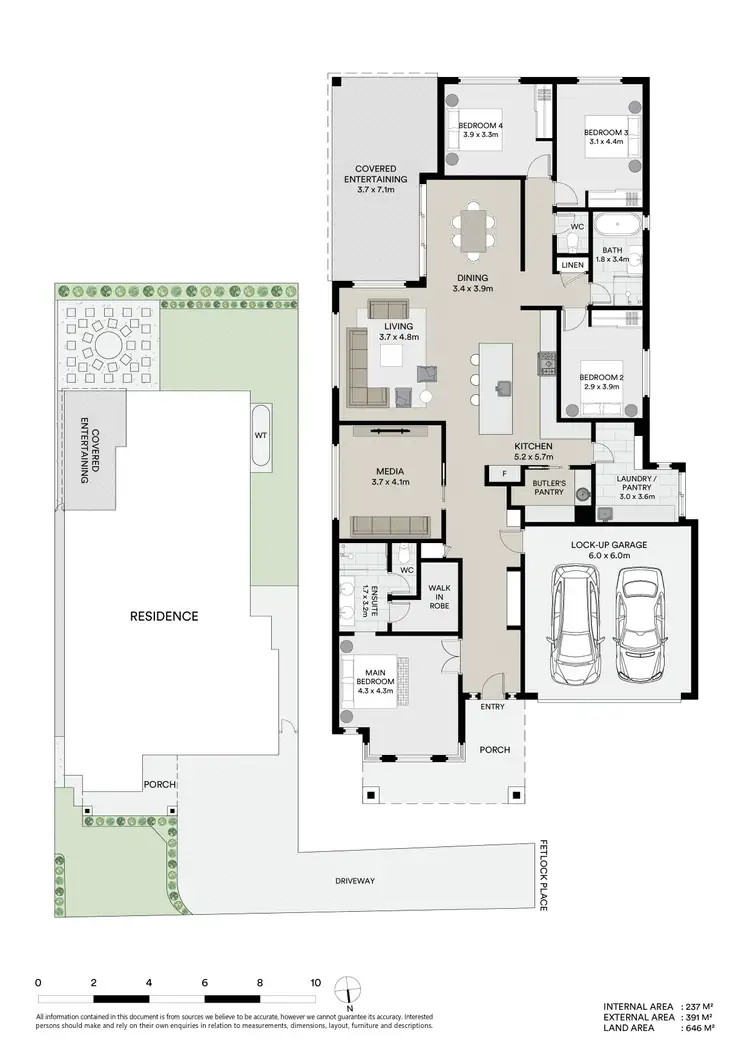 Floorplan of Homely house listing, 9 Fetlock Place, Wadalba NSW 2259