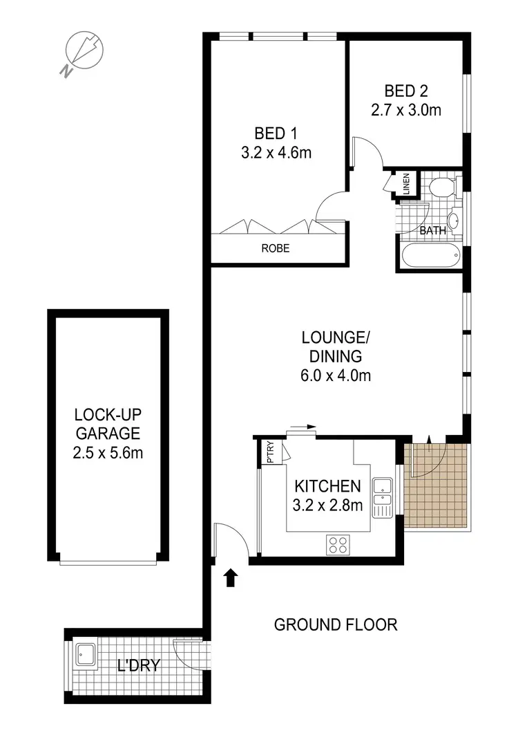 Floorplan of Homely apartment listing, 3/137 Frederick Street, Ashfield NSW 2131