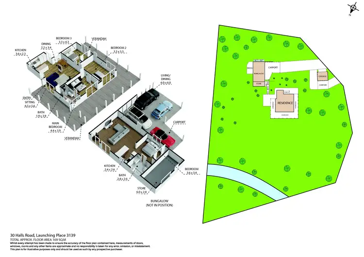 Floorplan of Homely house listing, 30 Halls Road, Launching Place VIC 3139