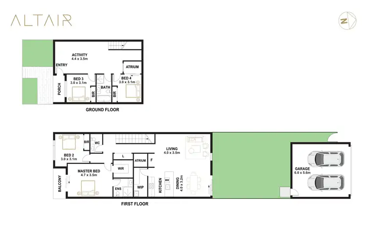 Floorplan of Homely terrace listing, 19 Malcolm Cole Terrace, Whitlam ACT 2611