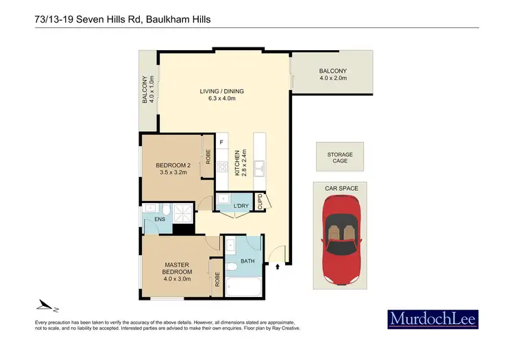 Floorplan of Homely unit listing, 73/13-19 Seven Hills Road, Baulkham Hills NSW 2153