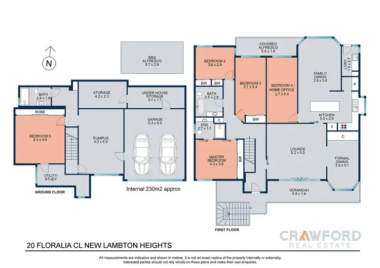 Floorplan of Homely house listing, 20 Floralia Close, New Lambton Heights NSW 2305