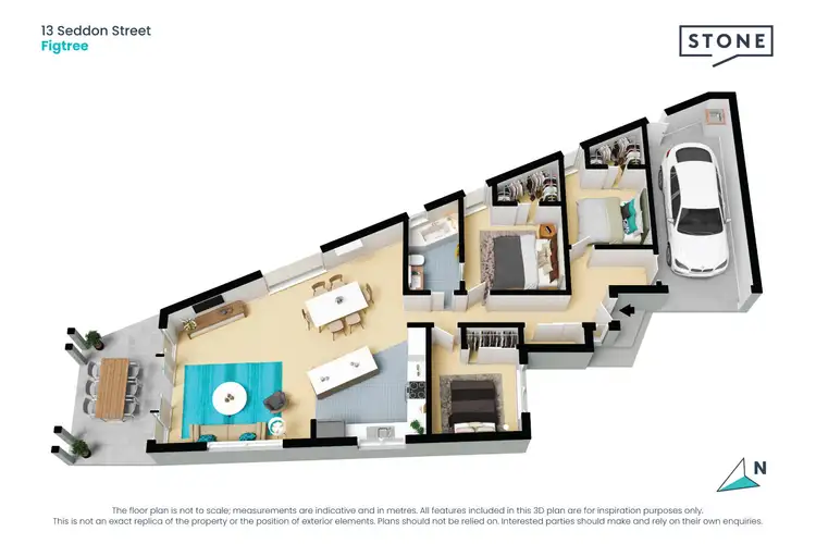 Floorplan of Homely house listing, 13 Seddon Street, Figtree NSW 2525