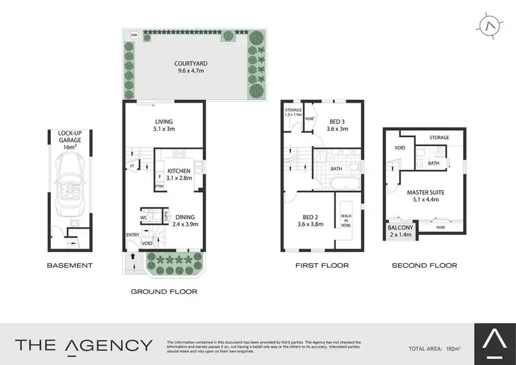 Floorplan of Homely townhouse listing, 6/35 Wycombe Road, Kurraba Point NSW 2089