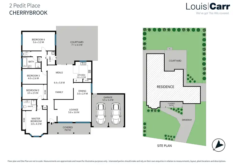 Floorplan of Homely house listing, 2 Pedit Place, Cherrybrook NSW 2126