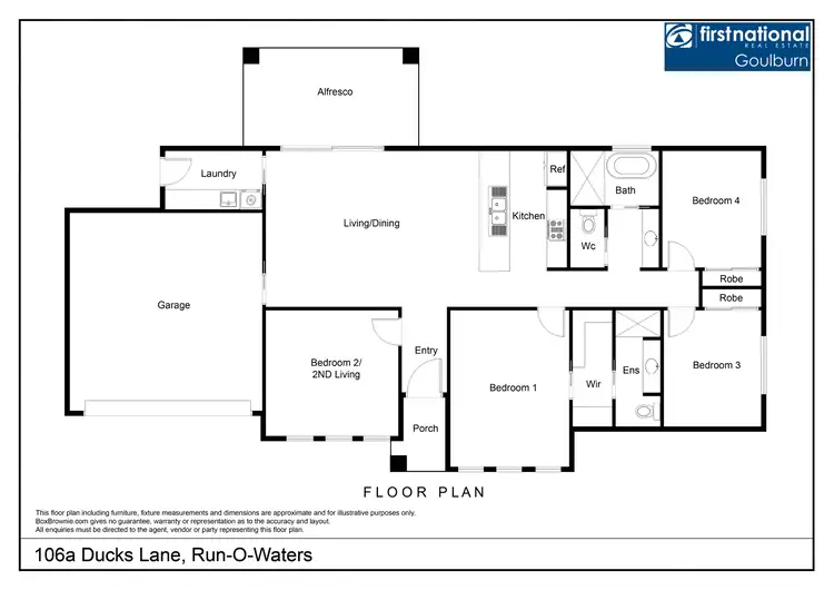 Floorplan of Homely house listing, 106A Ducks Lane, Run-O-Waters NSW 2580