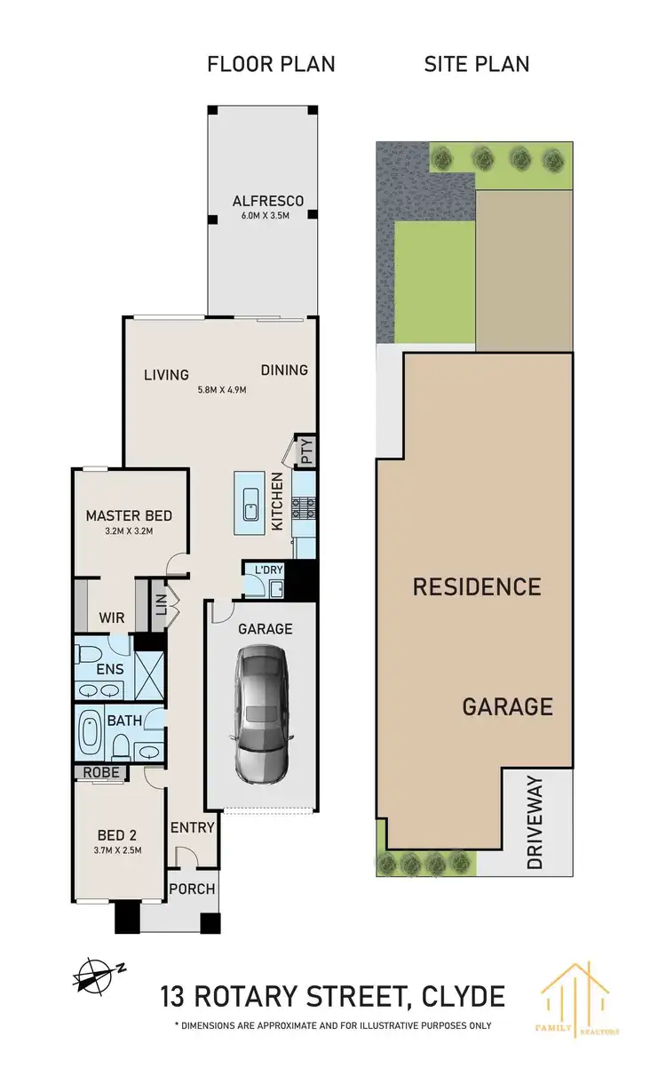 Floorplan of Homely house listing, 13 Rotary Street, Clyde VIC 3978