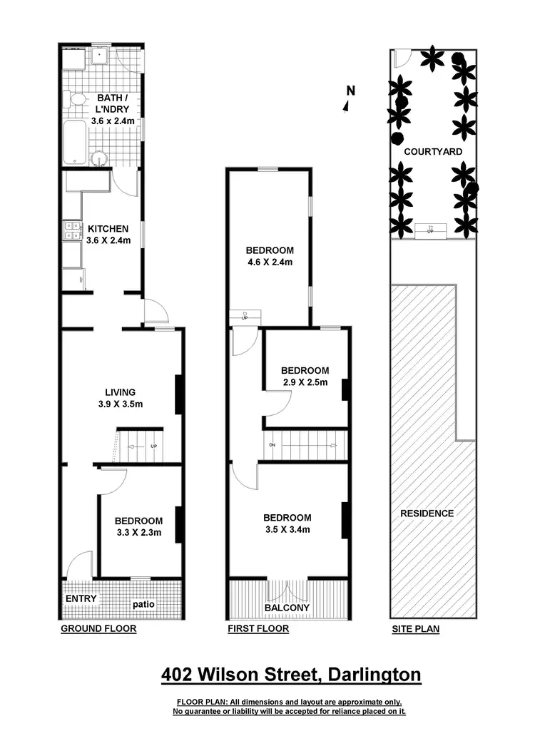 Floorplan of Homely house listing, 402 Wilson Street, Darlington NSW 2008