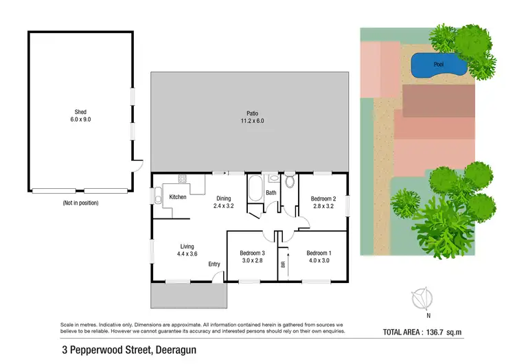Floorplan of Homely house listing, 3 Pepperwood Street, Deeragun QLD 4818
