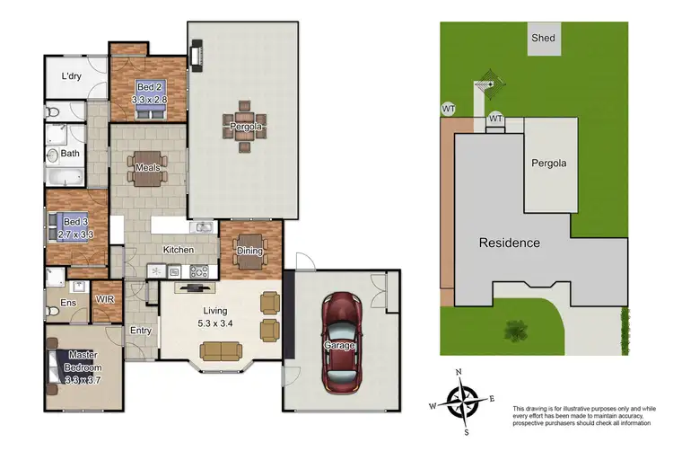 Floorplan of Homely house listing, 11 Elda Court, Cranbourne North VIC 3977