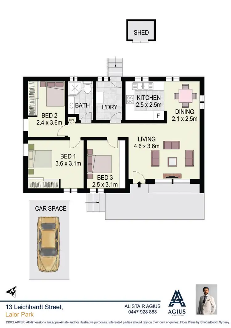 Floorplan of Homely house listing, 13 Leichhardt Street, Lalor Park NSW 2147