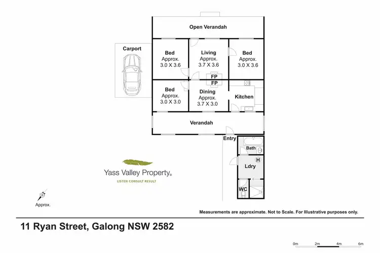 Floorplan of Homely house listing, 11 Ryan Street, Galong NSW 2585