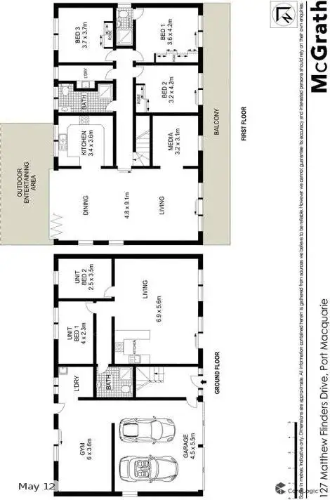 Floorplan of Homely house listing, 127 Matthew Flinders Drive, Port Macquarie NSW 2444