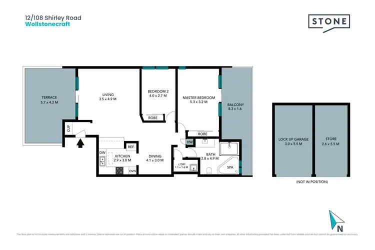 Floorplan of Homely apartment listing, 12/108 Shirley Road, Wollstonecraft NSW 2065