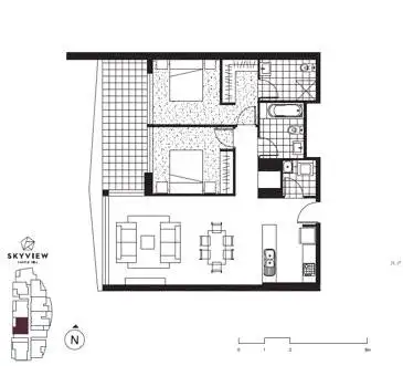 Floorplan of Homely apartment listing, 1914/9 Gay Street, Castle Hill NSW 2154