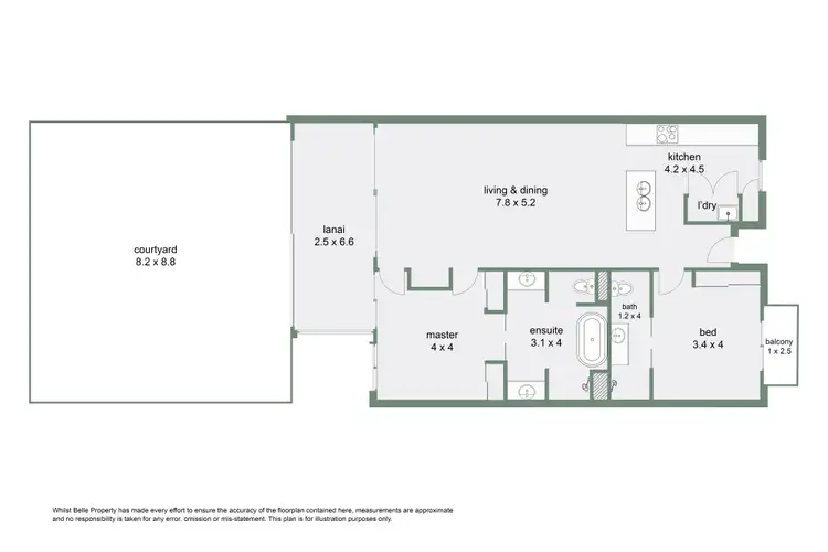 Floorplan of Homely apartment listing, 120/5 Triton Street, Palm Cove QLD 4879