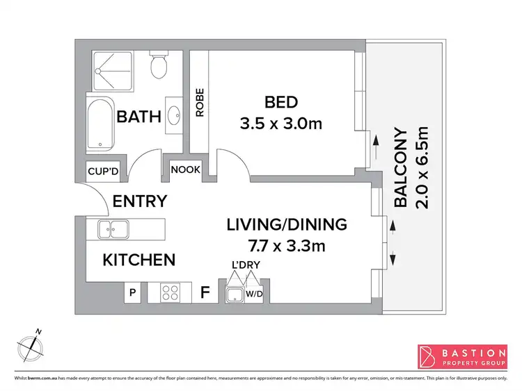 Floorplan of Homely apartment listing, 317/61 Cooyong Street, Braddon ACT 2612