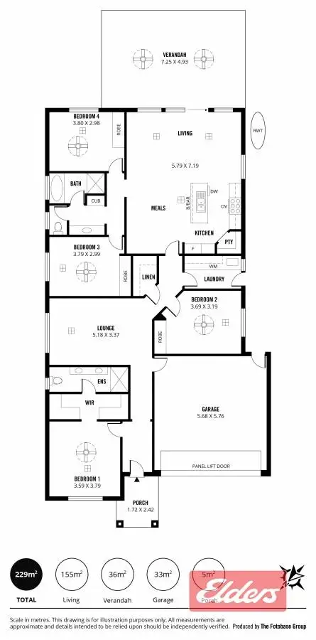 Floorplan of Homely house listing, 40 Isaacs Way, Evanston South SA 5116