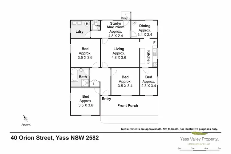 Floorplan of Homely house listing, 40 Orion Street, Yass NSW 2582