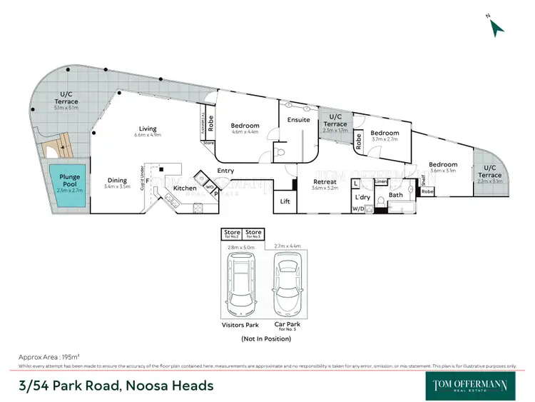 Floorplan of Homely unit listing, 3/54 Park Road, Noosa Heads QLD 4567