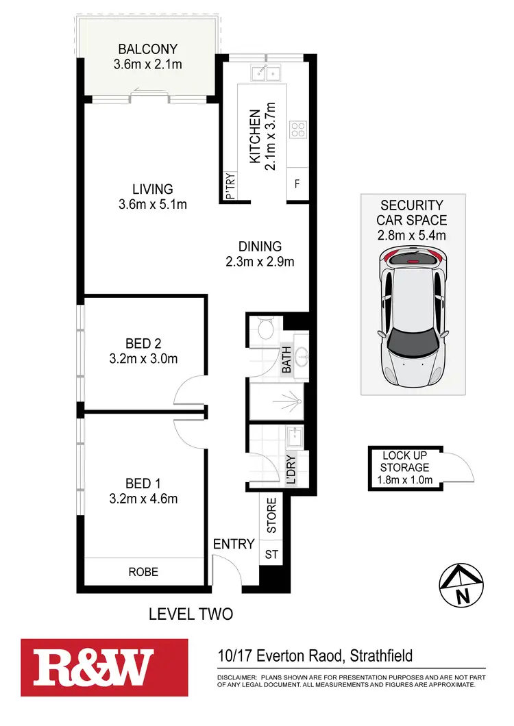 Floorplan of Homely apartment listing, 10/17 Everton Road, Strathfield NSW 2135