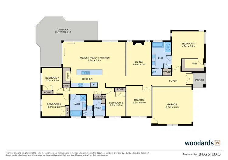 Floorplan of Homely house listing, 40 Morand Street, Gisborne VIC 3437