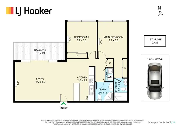 Floorplan of Homely apartment listing, 14/259 Canterbury Road, Forest Hill VIC 3131