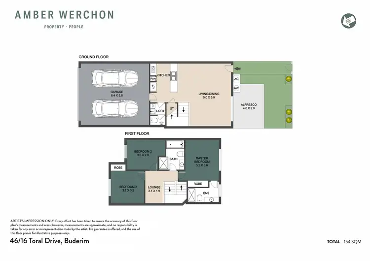 Floorplan of Homely townhouse listing, 43/16 Toral Drive, Buderim QLD 4556
