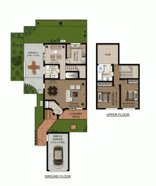 Floorplan of Homely townhouse listing, 12/1a Shirley Street, Carlingford NSW 2118
